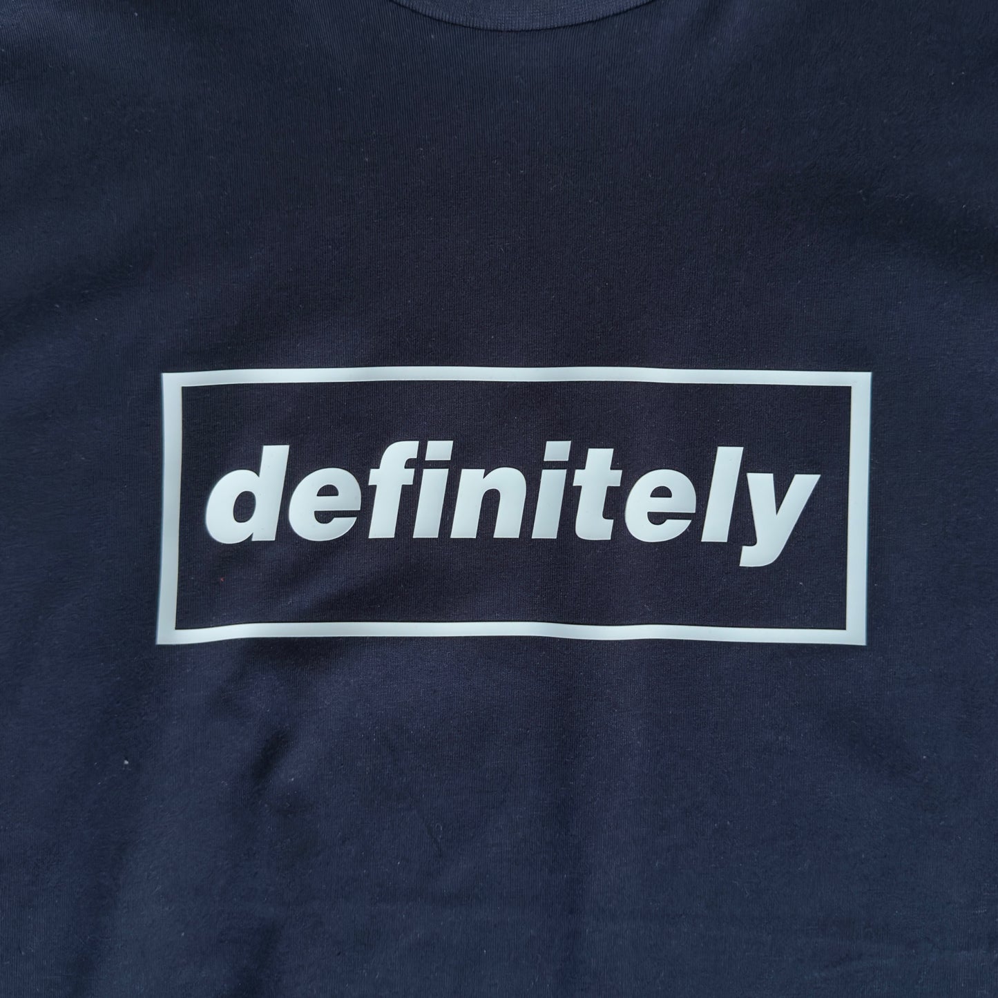 Navy Definitely T-Shirt '3D'