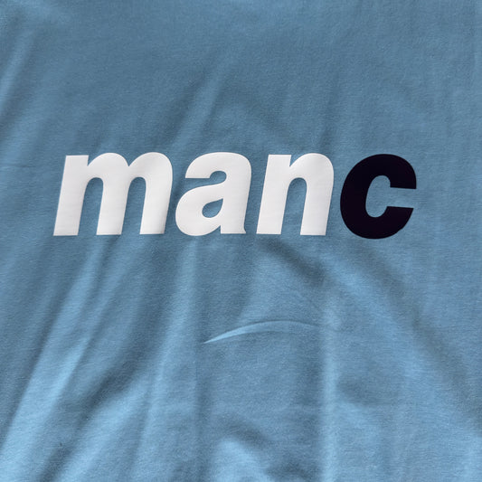 manc t-shirt sky blue