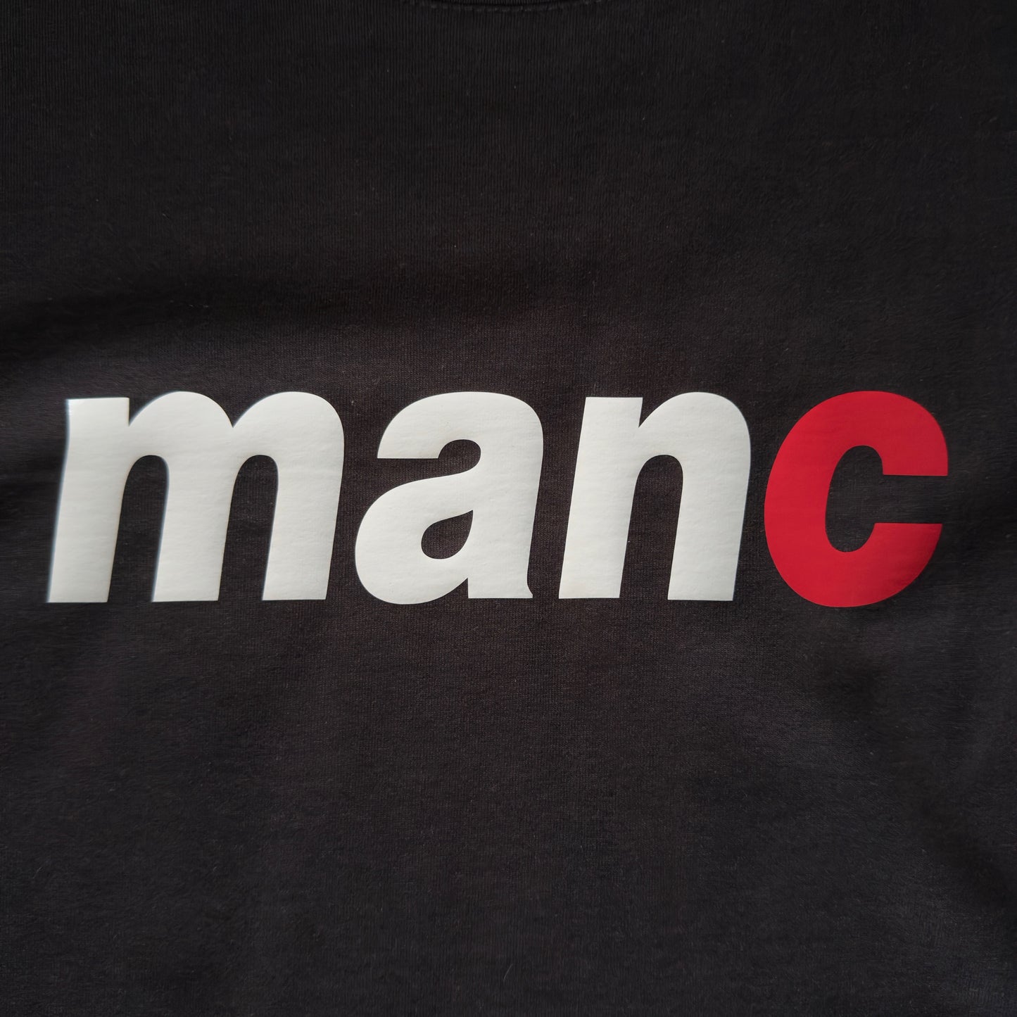 manc t-shirt black/white/red